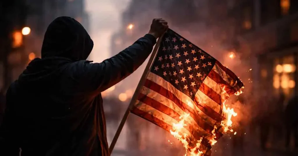 is it illegal to burn the american flag