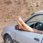 is it illegal to drive barefoot in indiana