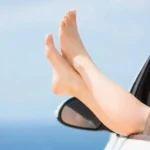 is it illegal to drive barefoot in texas