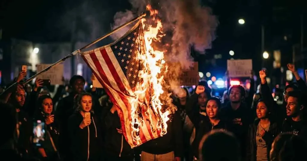 is it illegal to burn the american flag in texas