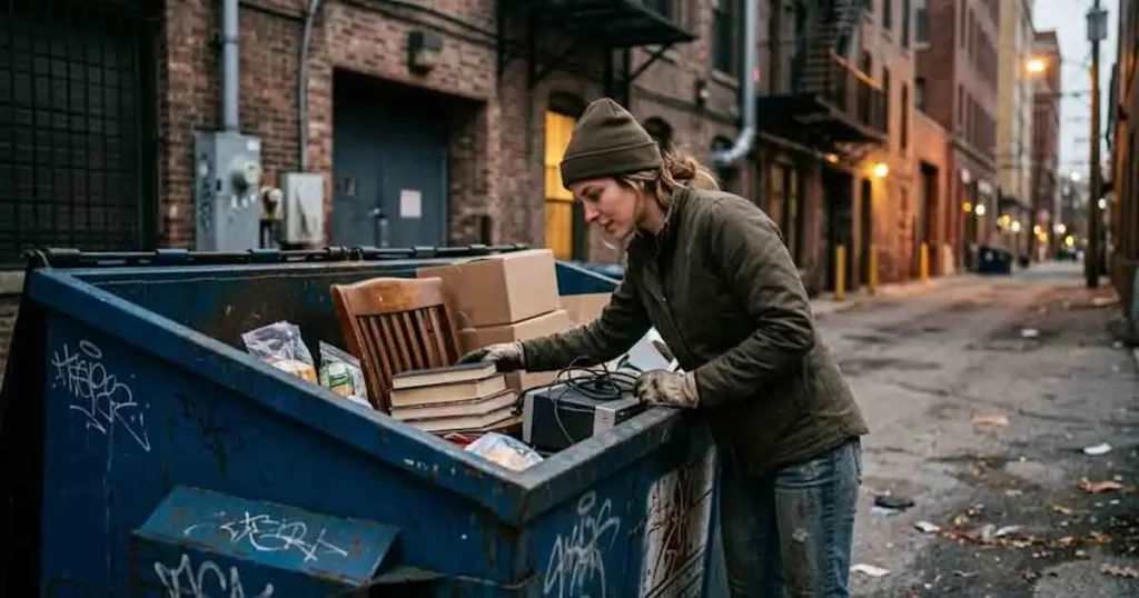 is it illegal to dumpster dive in nc