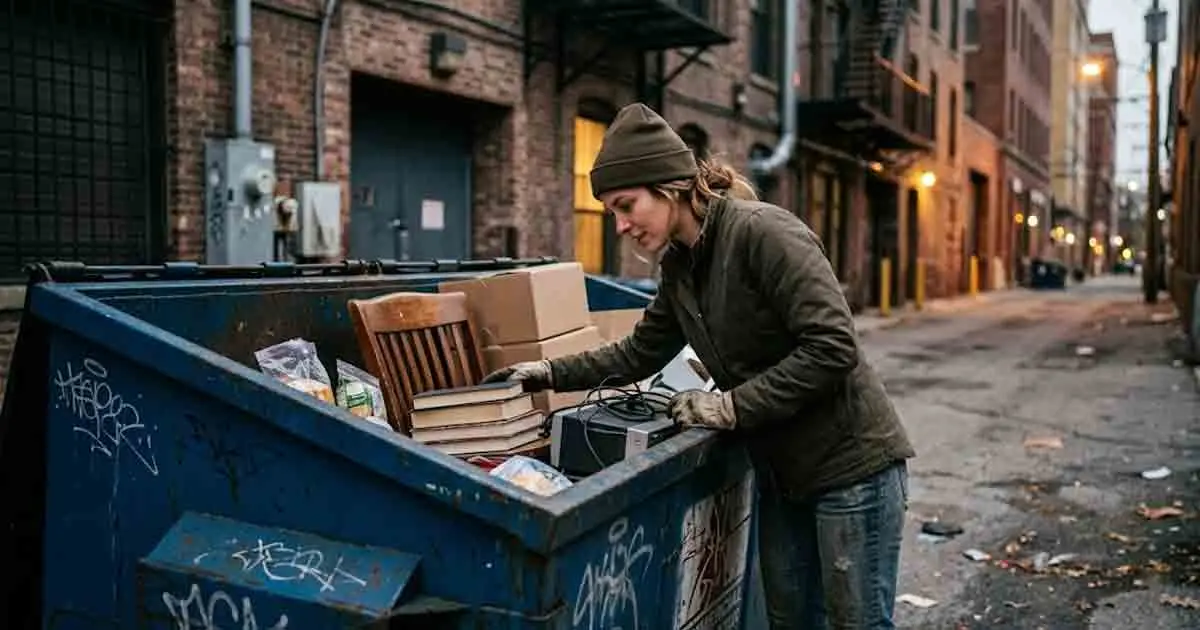 is it illegal to dumpster dive in nc