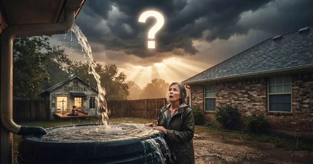 is it illegal to collect rainwater in california