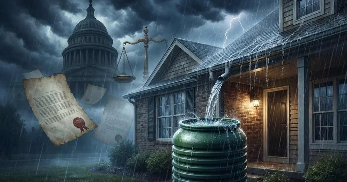 is it illegal to collect rainwater in ohio
