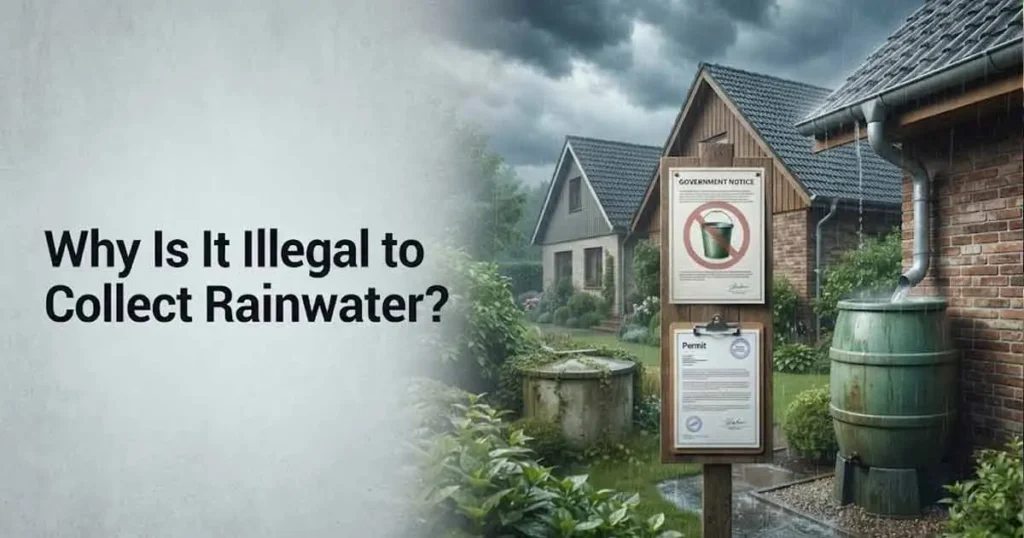 is it illegal to collect rainwater in america