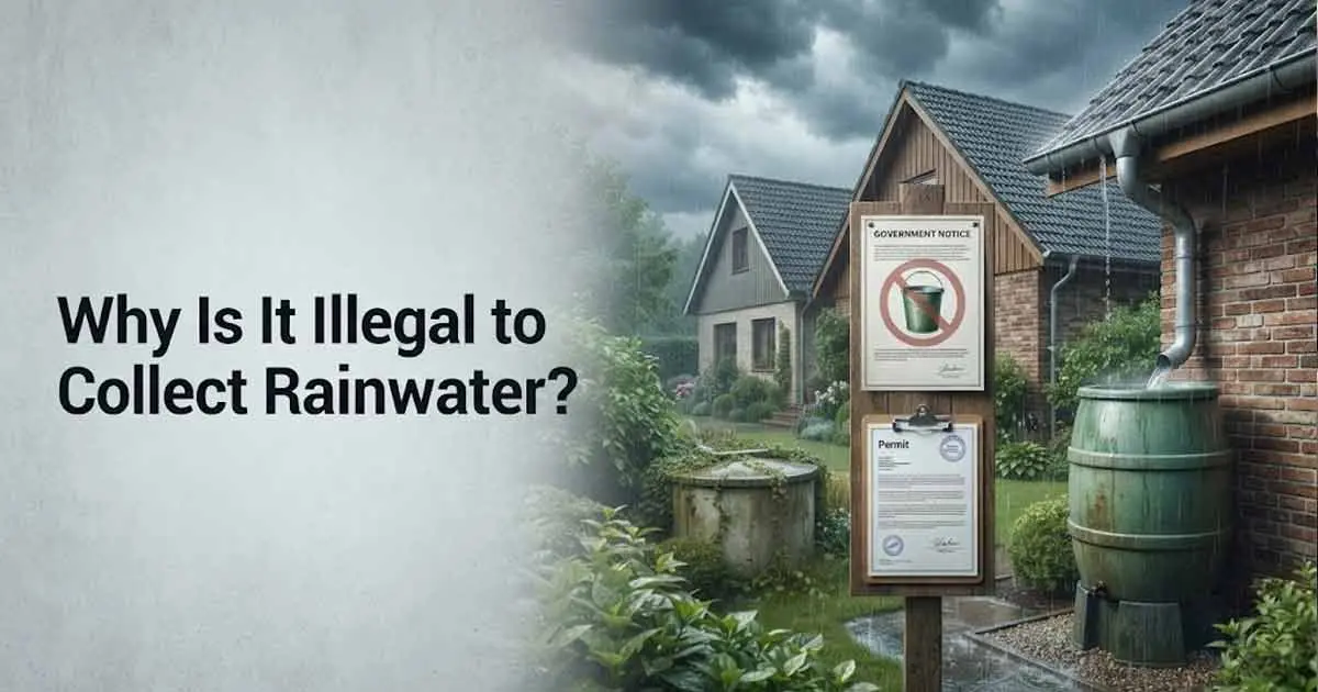 is it illegal to collect rainwater in america